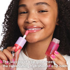 Evereden Kids Tinted Non Toxic Lip Gloss Kit: Ruby Red & Sakura Pink - Non Toxic Makeup Kit for Girls - Vegan Makeup for Kids - Hydrating Lip Gloss with Sunflower, Avocado & Grapeseed Oils