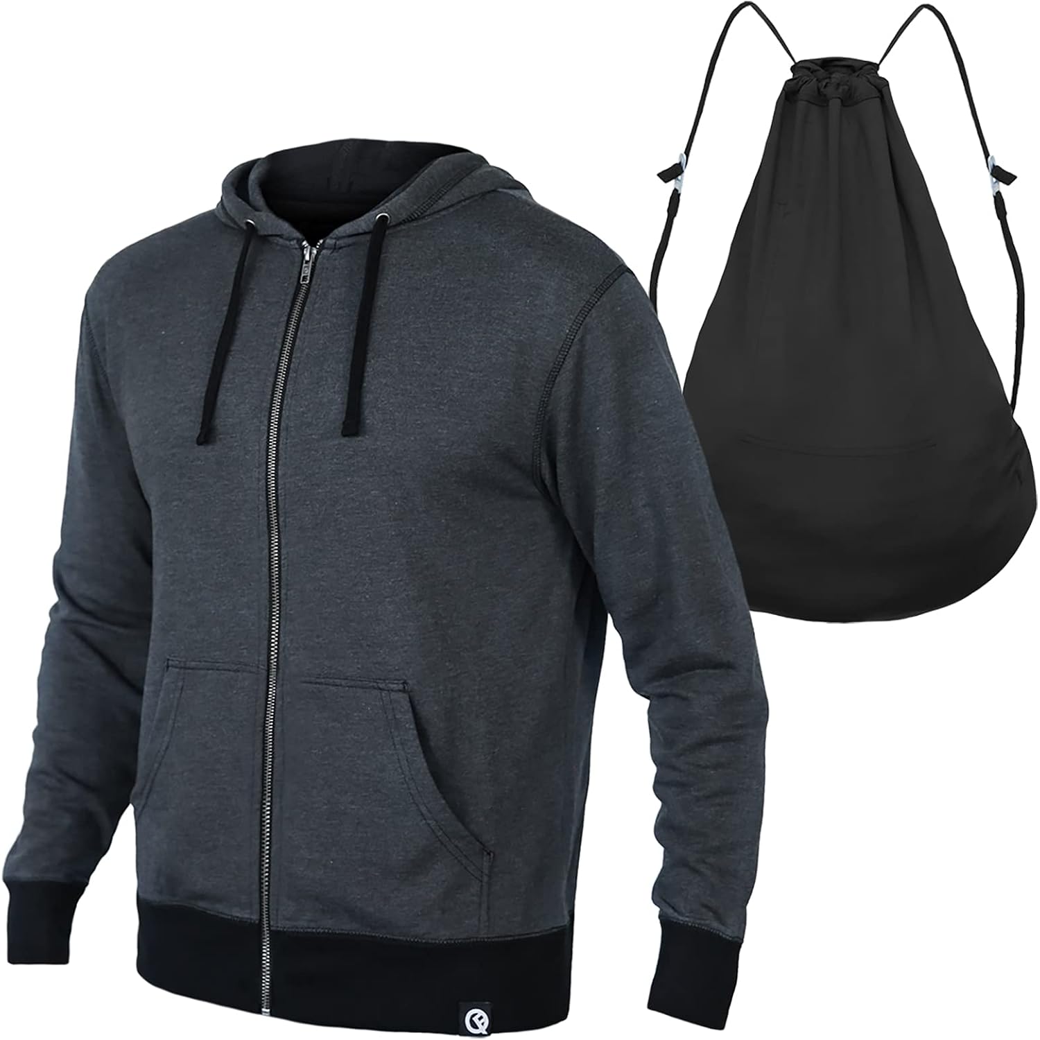 Quikflip 2-In-1 Reversible Backpack Hoodie (As Seen On Shark Tank) Unisex Full-Zip Hero Hoodie