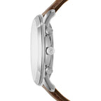 Fossil Men'S Watch, Neutra Quartz Stainless Steel Chronograph Watch For Men
