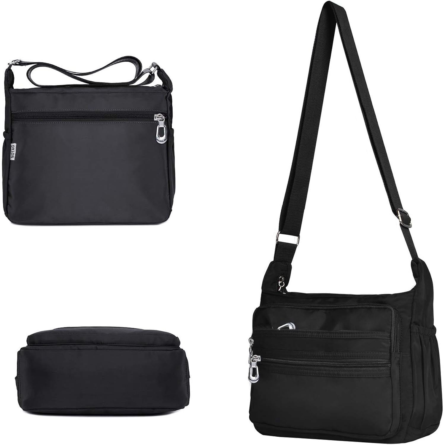 Crossbody Bag For Women Waterproof Shoulder Bag Messenger Bag Casual Nylon Purse Handbag