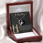 Meaningful Gift to Mom from Son – I Love You Necklace, Sentimental Birthday Gift for Mom, Unique Moms Birthday Gift Ideas