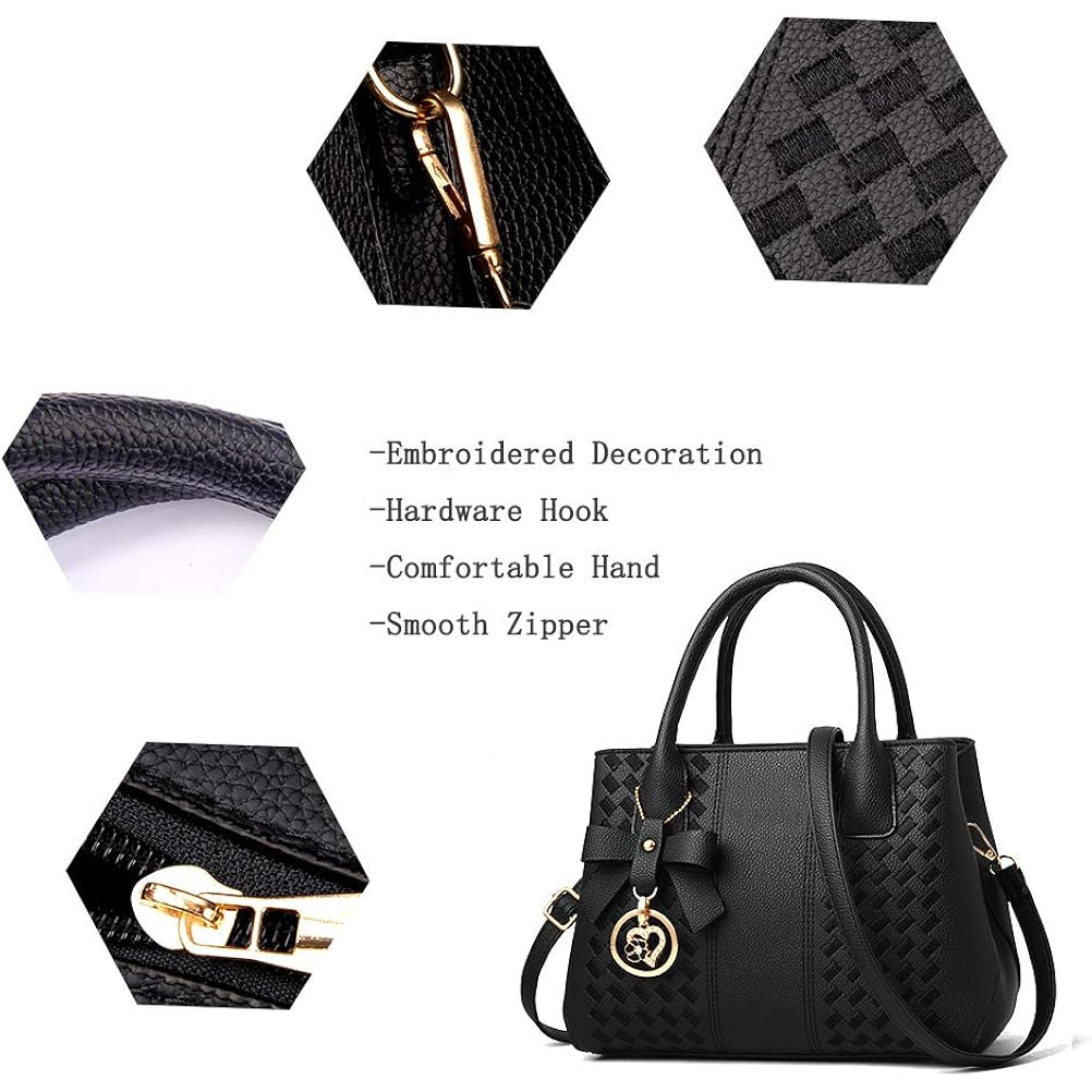 Purses and Handbags for Women Fashion Ladies PU Leather Top Handle Satchel Shoulder Tote Bags | Fashion, Ladies, Shoulder, Fashion, Ladies, Shoulder