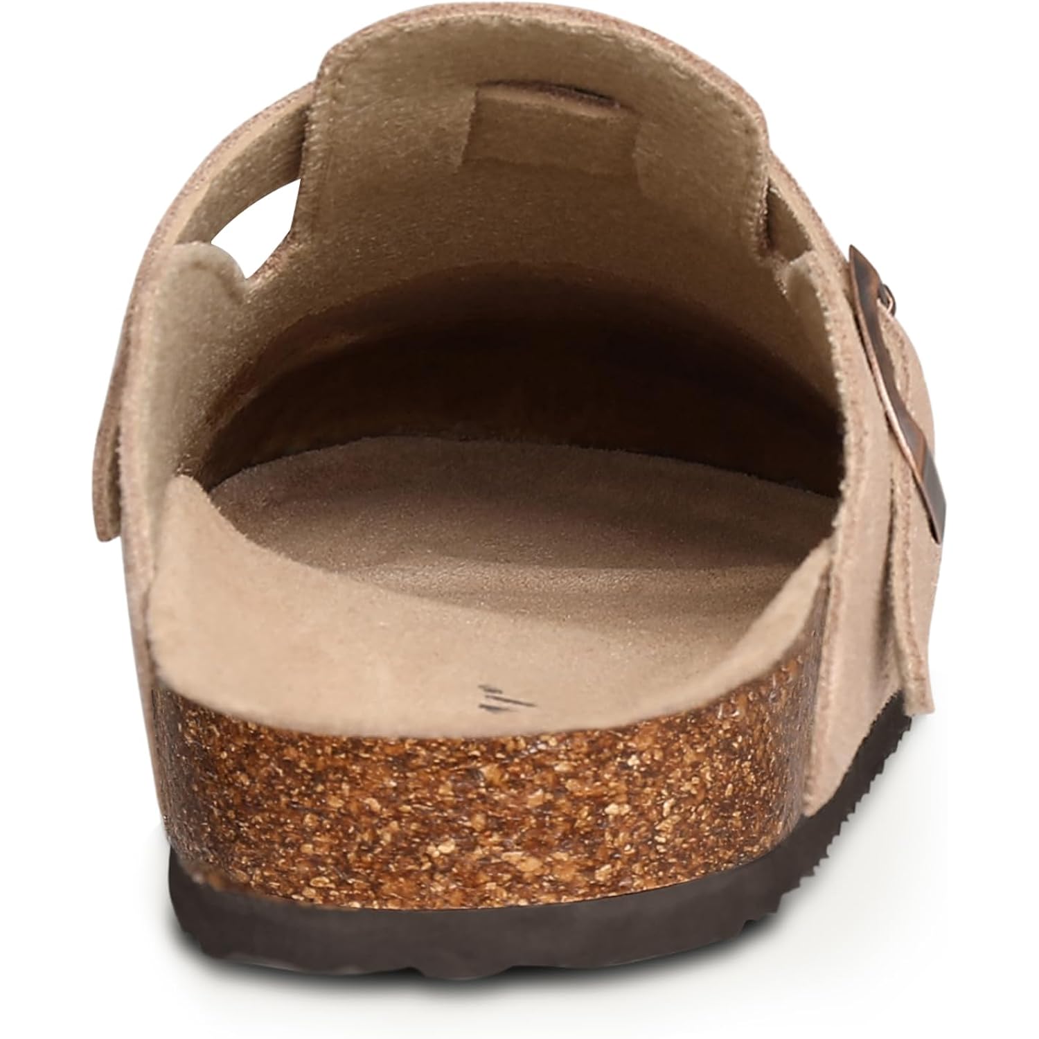 Kidmi Genuine Suede Clogs For Women Men Cork Footbed Sandals Leather Mules Potato Shoes With Arch Support