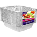 Aluminum Pans Half Size, 9X13, Extra Heavy Duty Disposable Foil Pans For Baking (30 Pack) Roasting & Chafing, Deep Tin Foil Bakeware, Steam Table Tray, Cookware, Food Prepping, Cake & Oven Pan