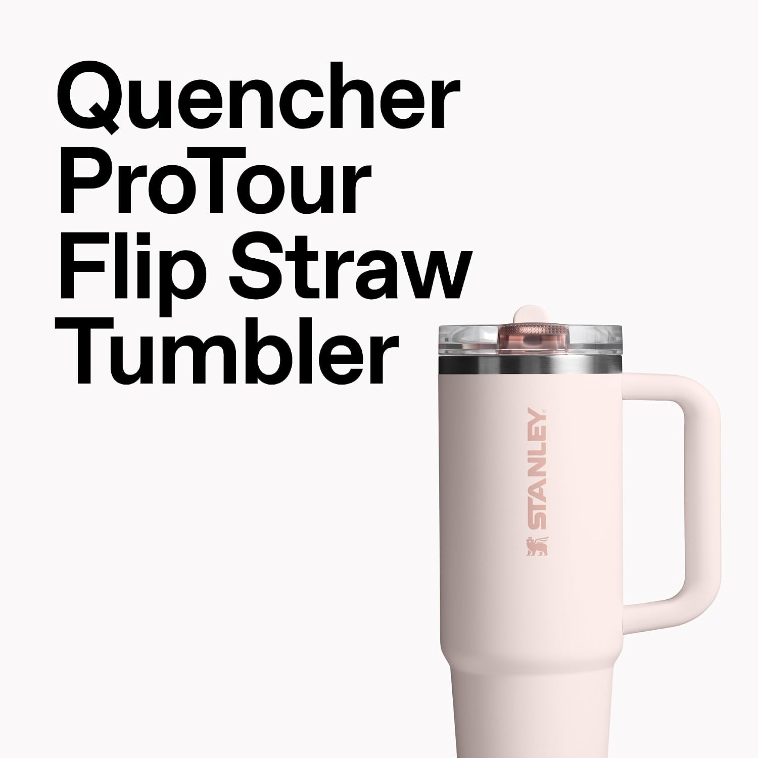 Stanley Quencher Protour Flip Straw Tumbler With Leakproof Lid 40 Oz | Built-In Straw & Handle | Cupholder Compatible For Travel | Insulated Stainless Steel Cup | Bpa-Free | Purple Dust