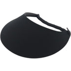 MG Women's Cotton Solid String Sun Visor Hat