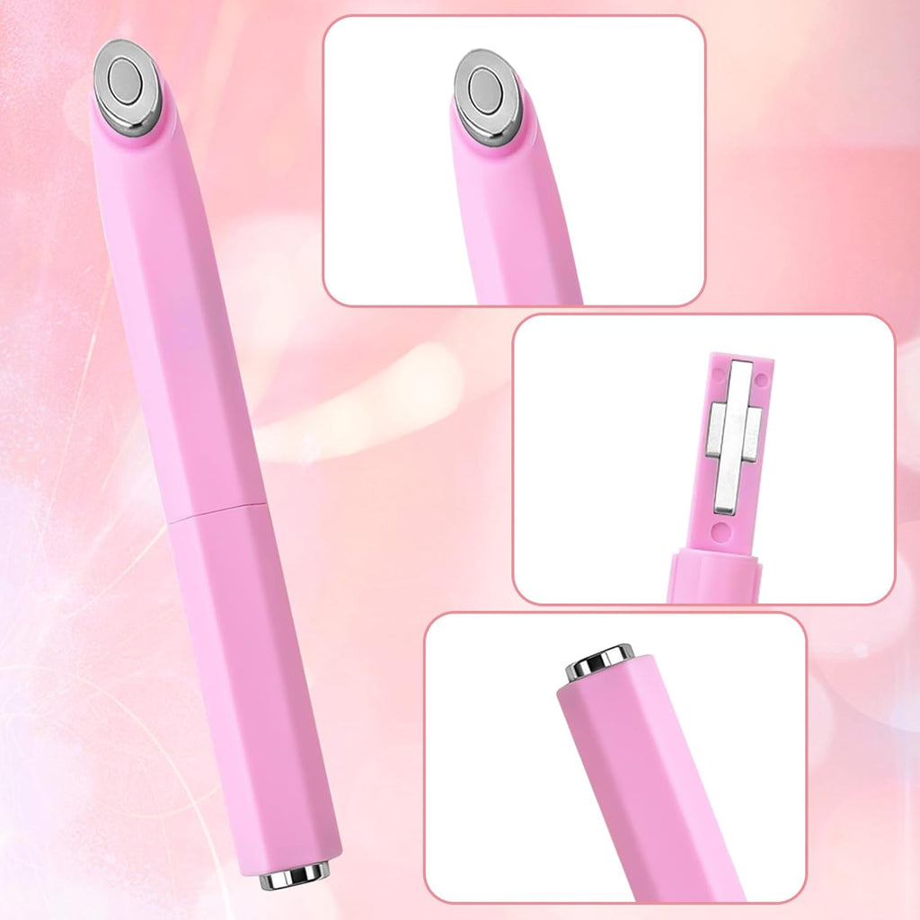 New Pink 3-in-1 Ring Cat Eye Magnet, Cateye Magnet for Nails Magnet Tool Easy to Use for Beginners & Nail Artists Various Creative Patterns Not Easily Damaged