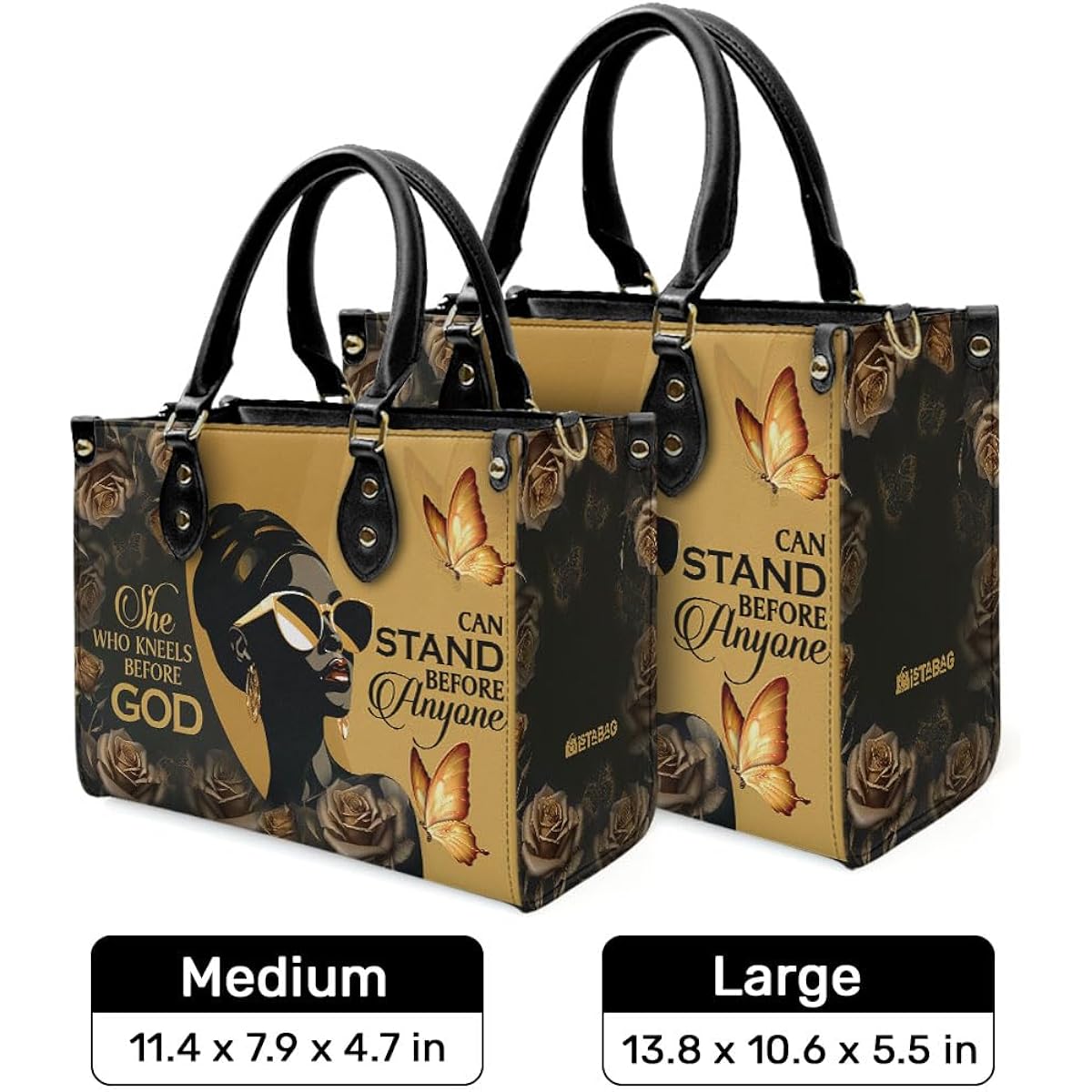 Sistabag Leather Handbag For Black Women - Large Size Leather Totebag - Christmas Gifts For Women, Christmas Purse For Mom