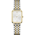 Roberto Marino Rm1982 Women’S Luxury Watch Rectangular Gold – Japanese Quartz Movement, Vintage Stainless Steel Design, Silver Dial, Elegant Dress Timepiece, 3Atm Water Resistant – Reloj Para Mujer
