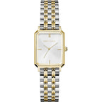 Roberto Marino Rm1982 Women’S Luxury Watch Rectangular Gold – Japanese Quartz Movement, Vintage Stainless Steel Design, Silver Dial, Elegant Dress Timepiece, 3Atm Water Resistant – Reloj Para Mujer