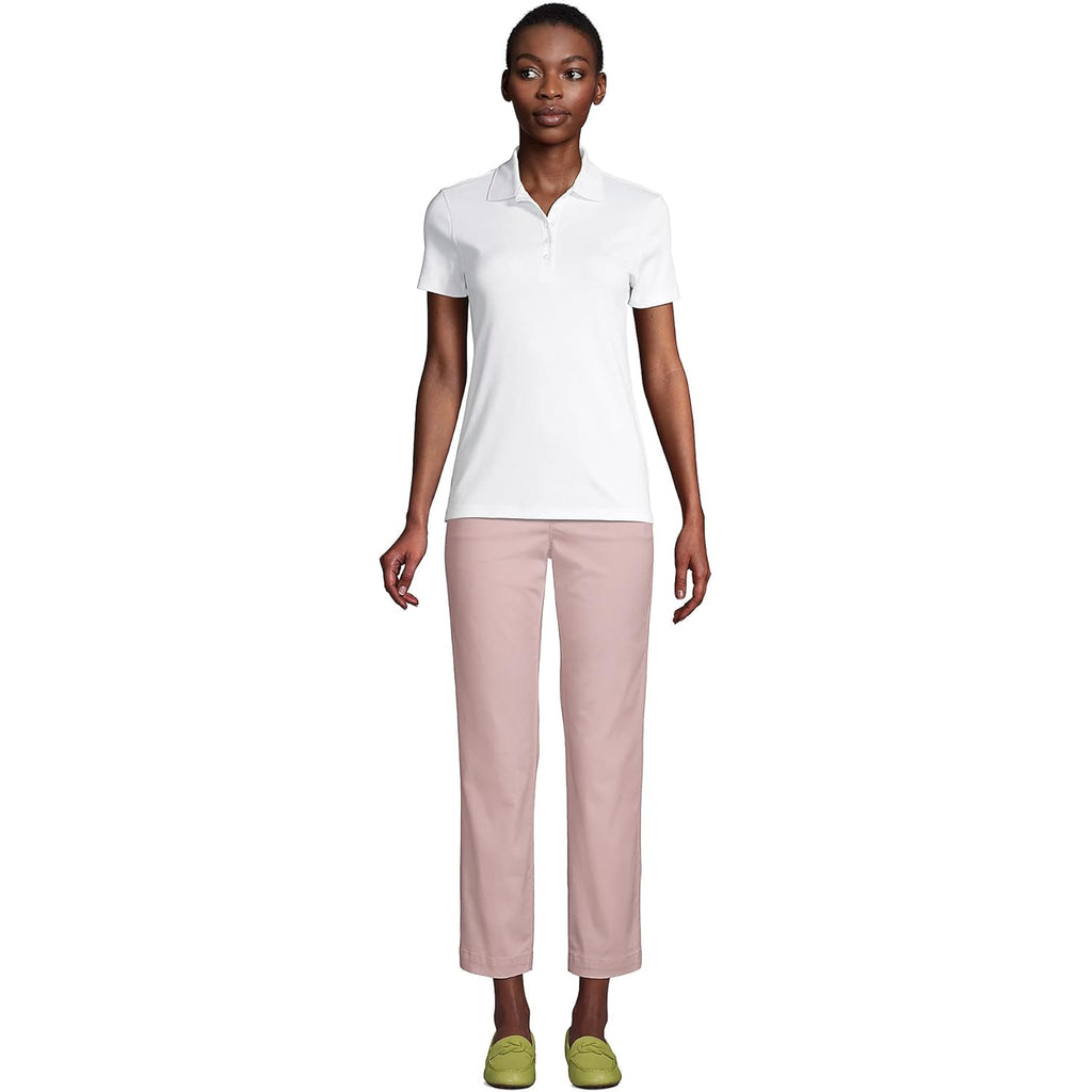 Lands' End Women's American-Grown Supima Cotton Polo Shirt
