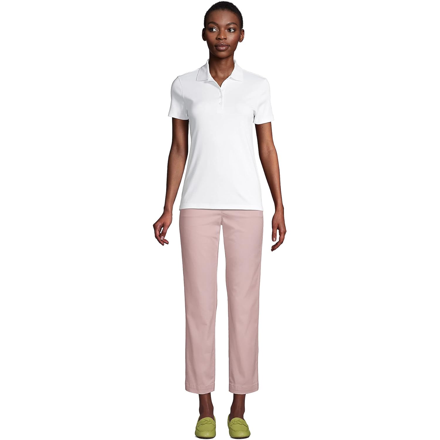 Lands' End Women's American-Grown Supima Cotton Polo Shirt