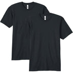 American Apparel Men'S Tri-Blend Track T-Shirt 2-Pack