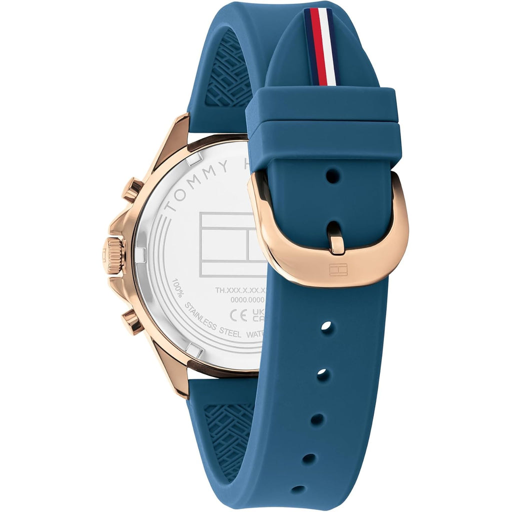 Tommy Hilfiger Womens Sporty Watch - Multifunction Stainless Steel Wristwatch - Water Resistant Up To 5 Atm/50 Meters - Premium Fashion Timepiece For All Occasions - 40 Mm