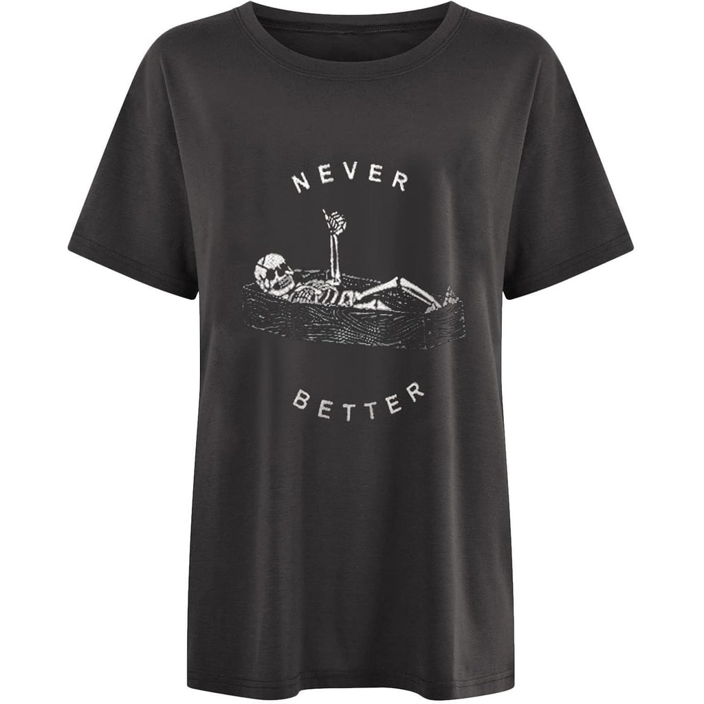 Wukreran Oversized Tops for Women Short Sleeve Shirts Dressy Casual Plus Size Cute Graphic Tees Summer Loose Fit T-Shirts Cute Shirts #A1