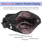 MINTEGRA Women Shoulder Handbag Roomy Multiple Pockets Bag Ladies Crossbody Purse Fashion Tote Top Handle Satchel