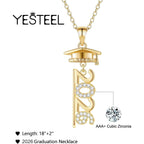 Yesteel Graduation Gifts for Women Her 2026, Class of 2026 Graduation Necklace for Best Friends, High School College Graduation Gifts for Women Jewelry