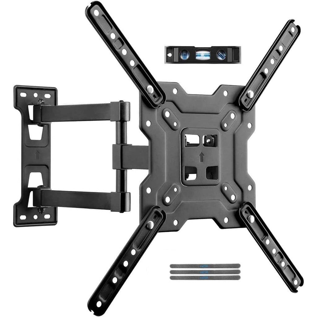 Suptek Tv Wall Mount Swivel And Tilt Full Motion For Most 23 To 60 Inch Tv Mount Up To 66Lbs Max Vesa 400X400Mm (A1+)