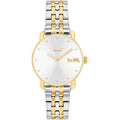 Coach Elliot Women’S Quartz Watch – Two-Tone Link Bracelet – 2-Hand Analog Movement - Iconic Style - Gift For Her - 28Mm