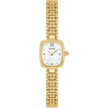 Fiyta Women'S Watch - Elegant Gold Small Square Luxury Watch With Sapphire Crystal; 316L Stainless Steel Jewelry Bracelet, Timeless Gift For Her, Mother'S Day, Gift Box Included