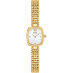 Fiyta Women'S Watch - Elegant Gold Small Square Luxury Watch With Sapphire Crystal; 316L Stainless Steel Jewelry Bracelet, Timeless Gift For Her, Mother'S Day, Gift Box Included