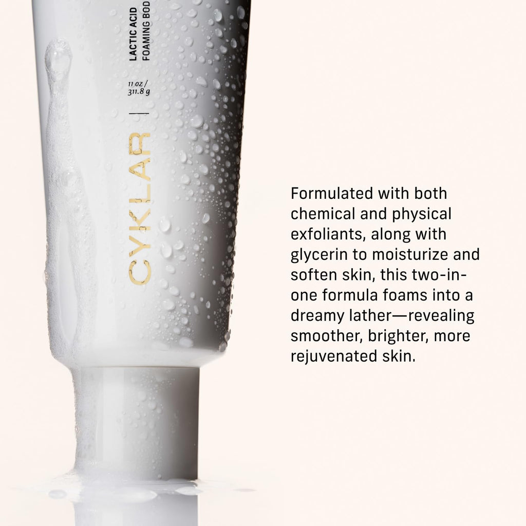 Lactic Acid Body Polish – Chemical Exfoliator With Ahas & Volcanic Pumice – Added Glycerin For Skin Hydration – Fragrance-Free, 11 Fl Oz