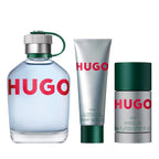 Hugo Boss Hugo Man Eau De Toilette 3-Piece Gift Set -Edt 4.2 Fl Oz, Shower Gel 1.6 Fl Oz, Deodorant 2.4 Oz - With Notes Of Green Apple & Fir Balsamk – Long Lasting Fragrance
