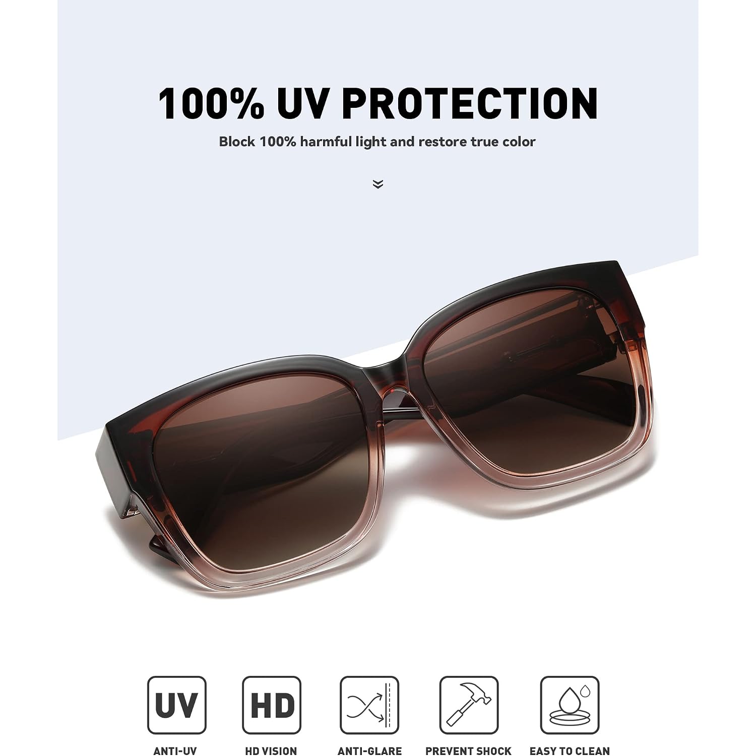 Meetsun Oversized Fit Over Glasses Sunglasses For Women Men Large Trendy Polarized Sunglasses For Driving Uv Protection