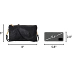 Humble Chic Ny Vegan Leather Wristlet Purse For Women - Small Clutch Purse With Shoulder And Wrist Straps