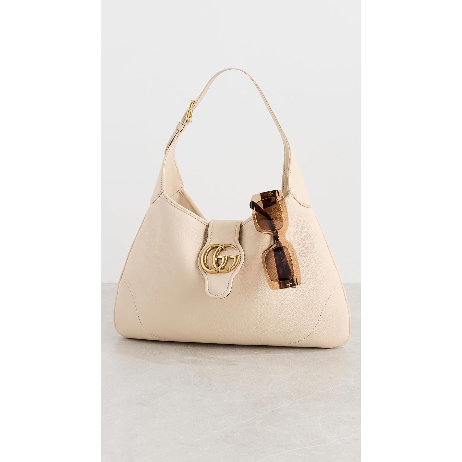 What Goes Around Comes Around Women'S Pre-Loved Gucci Beige Leather Aphrodite Shoulder Bag
