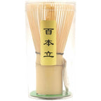 Matcha Whisk - Bamboo Whisk For Matcha Powder, Handcrafted Organic Traditional Japanese Chasen, 100-Prong Matcha Stirrer Wisk Mixer Brush For Authentic Tea Preparation