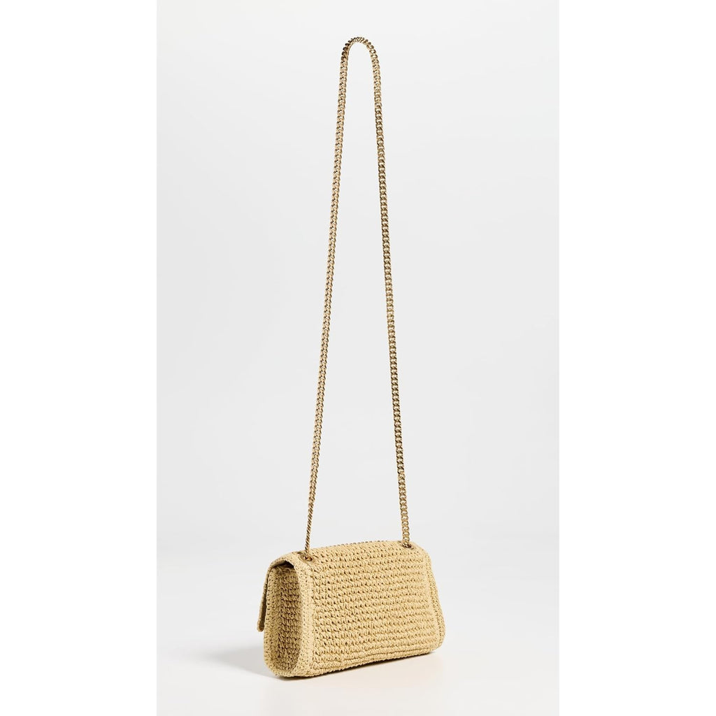 Tory Burch Women's Kira Turnlock Woven Mini Bag