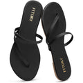 Fitory Womens Flip Flops, Strappy Open Toe Flat Sandals For Summer 2026, Lightweight And Comfortable Slides For Beach And Casual Walking, Indoor And Outdoor Size 6-11