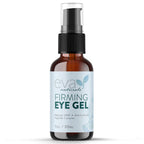Eva Naturals Eye Gel For Dark Circles, Bags & Puffiness – Anti-Aging Serum With Peptides, Hyaluronic Acid & Botanicals – Firming Under Eye Treatment For Wrinkles, Fine Lines & Tired Skin – 1 Oz