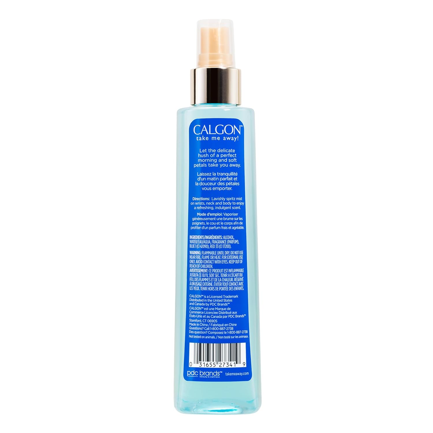 Calgon Fragrance Body Mist, Morning Glory, 8 fl oz