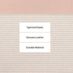 Thread Wallets Rfid Blocking Leather Zip Wallet With Card Holder For Men And Women (Off White)