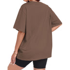 Oversized Tshirts for Women V Neck Summer Graphic Tees Casual Short Sleeve Loose Tops 2026