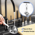 Small Funnels For Filling Bottles, 3 Pcs Stainless Steel Kitchen Funnel Set, Food Grade Mini Metal Funnel For Transferring Oil Liquid, Easy Cleaning With A Brush (Long Handle)