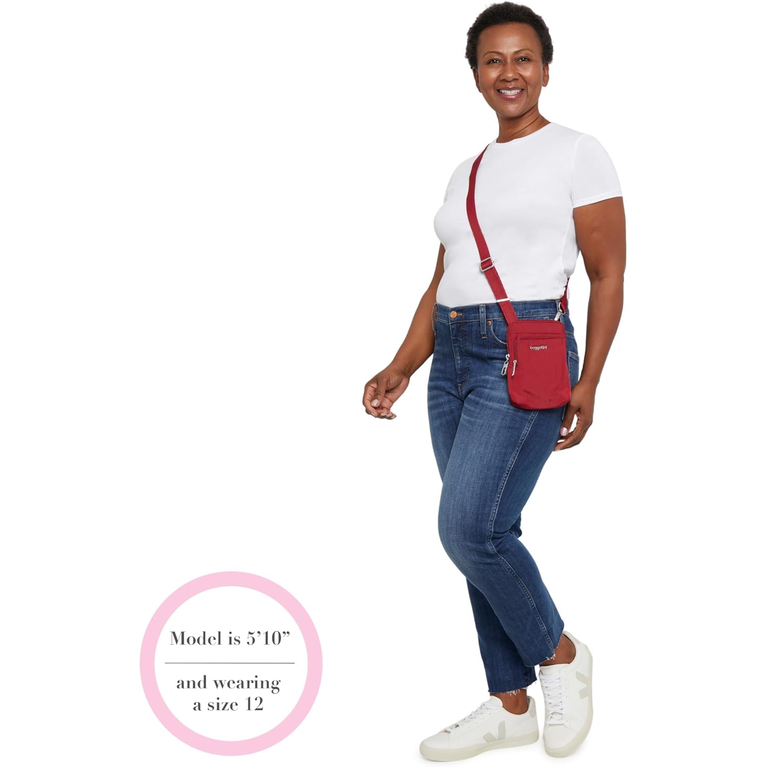 Baggallini Women's Securtex Anti-theft Activity Crossbody Bag