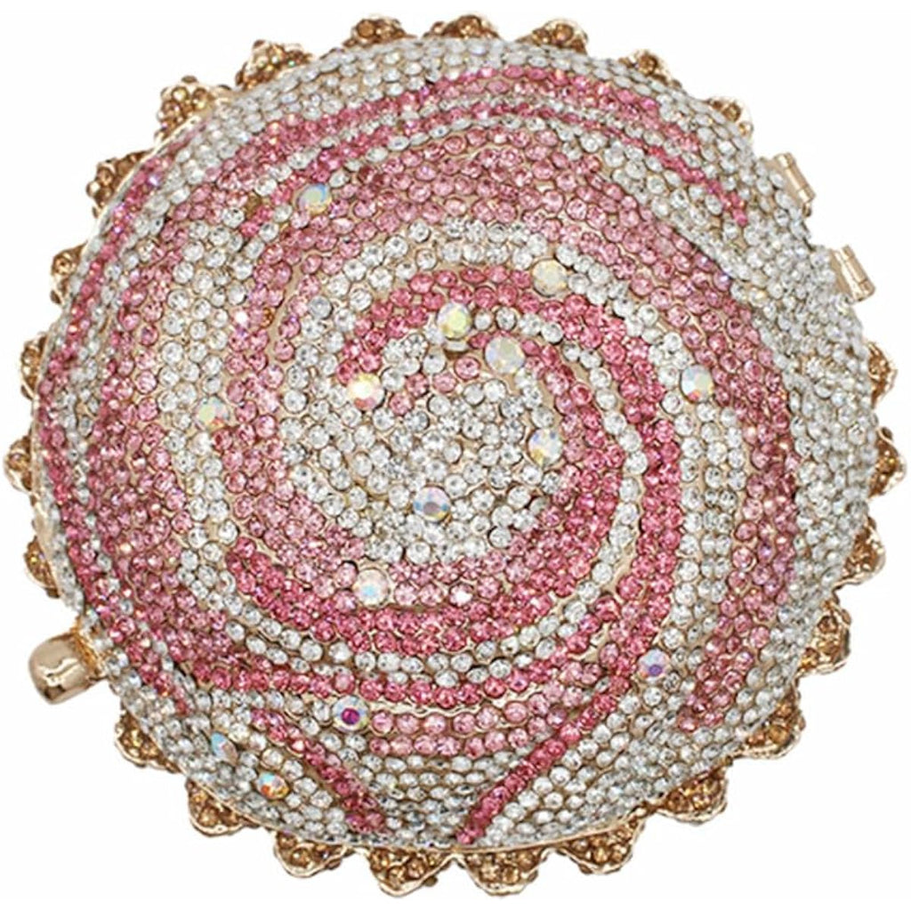Djbm Cute Cupcake Rhinestone Clutch Diamond Crystal Purse Evening Bags For Women Party Wedding Cocktail Prom