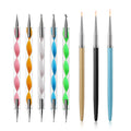 Nail Dotting Tools Set – 5PCS Dual-Ended Dotting Pens & 3PCS Nail Art Brushes for DIY Nail Art, Painting & Design