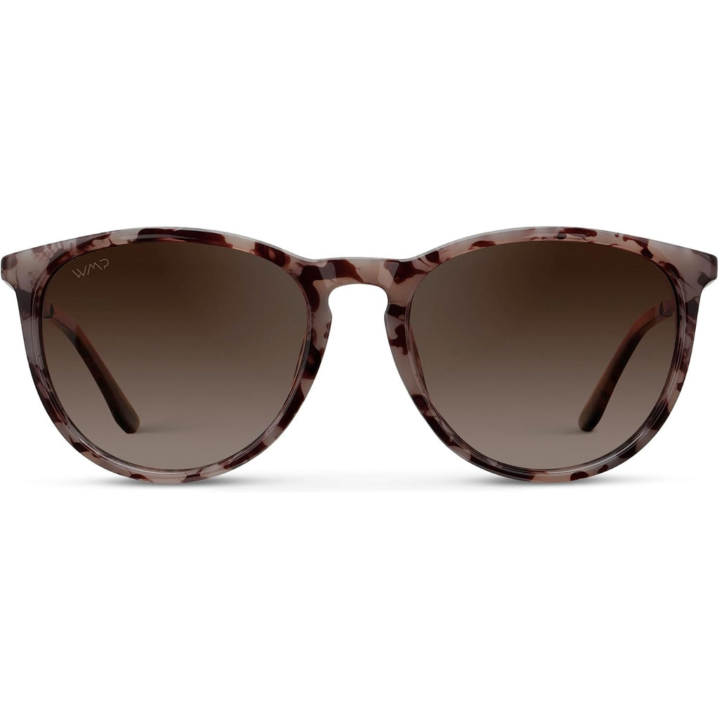 Wearme Pro Round Polarized Sunglasses For Women - Uv400 Protection, Lightweight Frame, Vintage Retro Style