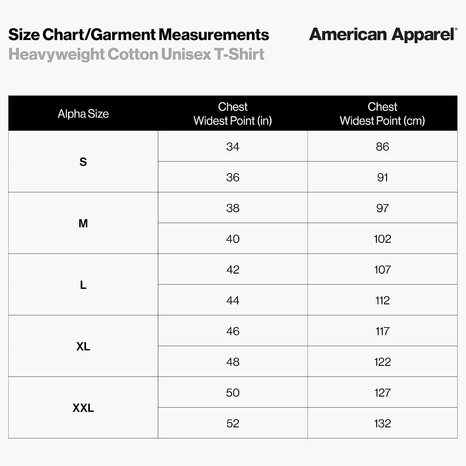 American Apparel Unisex Adult Heavyweight Cotton T-Shirt, Style G1301/G1301Gd, Multipack