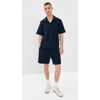 Wax London Men'S Clayland Textured Interlock Shirt