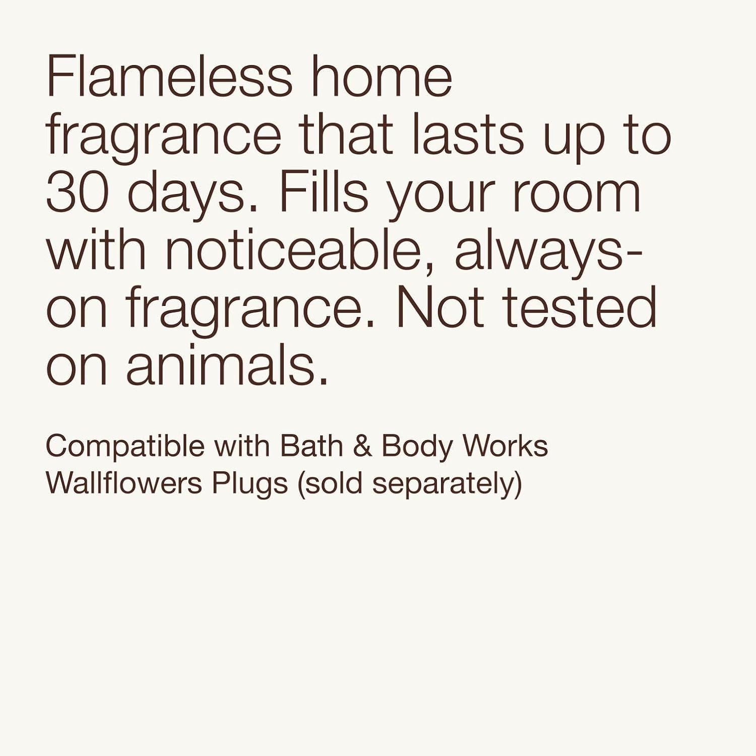 Bath & Body Works Wallflowers Refills, Mahogany Teakwood Scent, Plug-In Air Freshener Refills For Bedrooms, Bathrooms & Living Spaces, 4 Pack