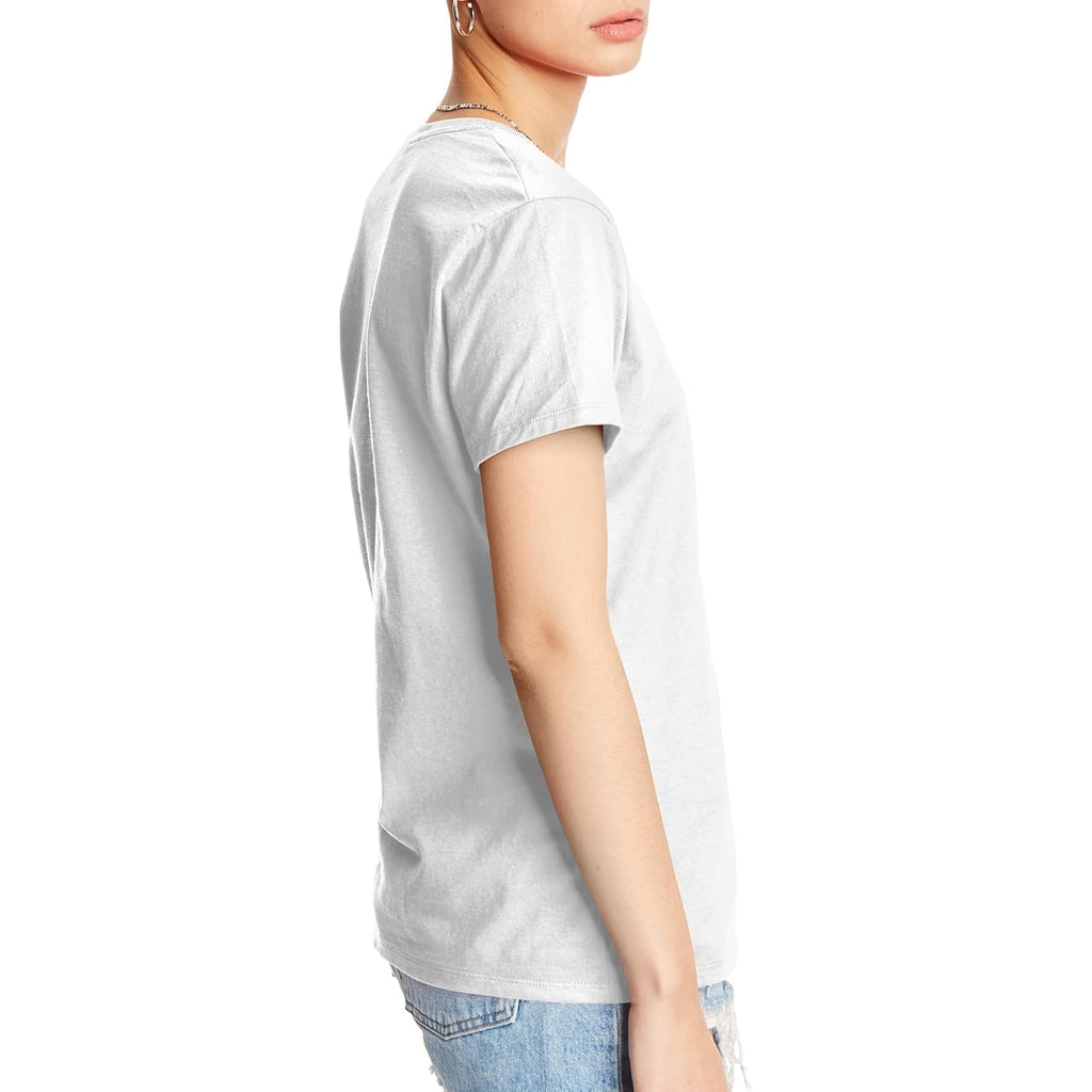 Hanes Women's Perfect-T Crewneck T-Shirt, Lightweight Cotton Short Sleeve Tee for Women