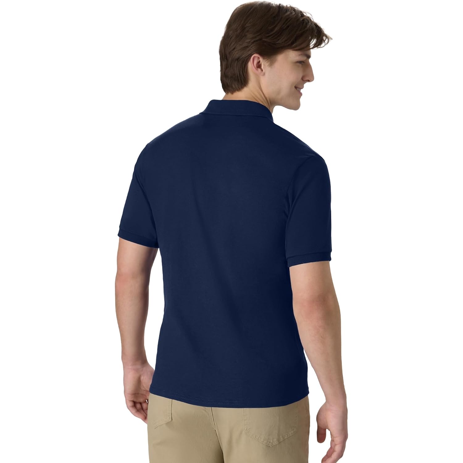 Hanes Men'S Short Sleeve Jersey Pocket Polo (Pack Of 2)