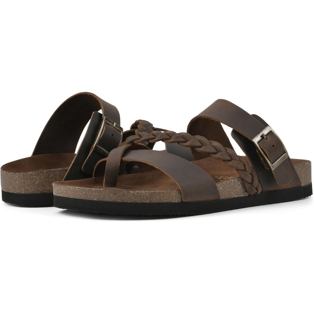 White Mountain Women'S Hazy Braided Footbed Sandal