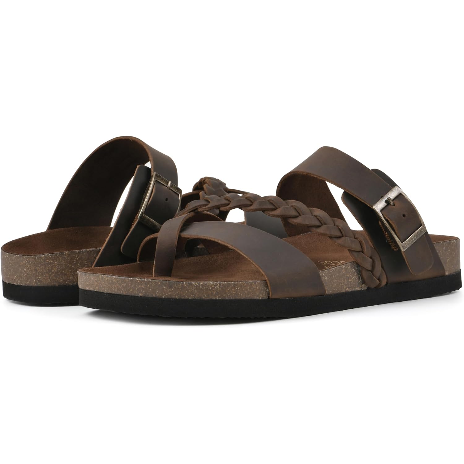 White Mountain Women'S Hazy Braided Footbed Sandal