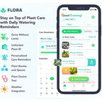 Flora Premium Plant Mister Spray Bottle For Gentle & Fine Mist For Precision Hydration, Dispersed Humidity & Moisture, Comes W App For Smart Plant Care, Plant Id And Diagnosis Tool (1 Pack)